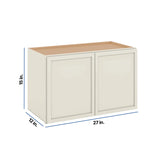 Modernform Cabinet Slim Dove White 27" W X 15" H X 12" D Double Door Wall Cabinet