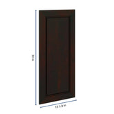 J&K Espresso K8 Dummy Door Panel 13 1/2" W x 30" H