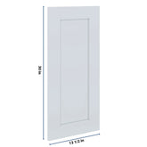 J&K White Shaker S8 Dummy Door Panel 13 1/2" W x 30" H