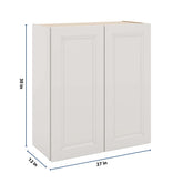 J&K Pure B5 Double Door Wall Cabinet - 27" W x 30" H