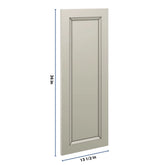 J&K Pebble B6 Dummy Door Panel 13 1/2" W x 36" H