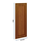 J&K Mocha Glazed K10 Dummy Door Panel 13 1/2" W x 36" H