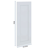 J&K White Shaker S8 Dummy Door Panel 13 1/2" W x 36" H