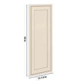 J&K Pearl Glazed H9 Dummy Door Panel 13 1/2" W x 36" H