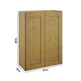 Modernform Cabinet Natural Shaker 27" W X 36" H X 12" D Double Door Wall Cabinet
