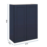J&K Naval B7 Double Door Wall Cabinet - 27" W x 36" H