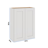 Modernform Cabinet White Shaker 27" W X 36" H X 12" D Double Door Wall Cabinet