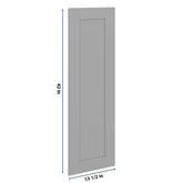 J&K Castle Grey S5 Dummy Door Panel 13 1/2" W x 42" H
