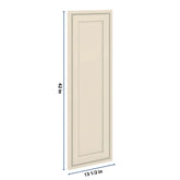 J&K Pearl Glazed H9 Dummy Door Panel 13 1/2" W x 42" H