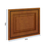 J&K Mocha Glazed K10 Dummy Door Panel 15" W x 12" H