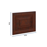 J&K Mahogany J5 Dummy Door Panel 15" W x 12" H