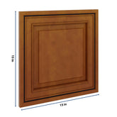 J&K Mocha Glazed K10 Dummy Door Panel 15" W x 15" H