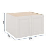 J&K Pure B5 Refrigerator Wall Cabinet - 30" W x 18" H x 27" D