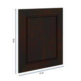 J&K Espresso K8 Dummy Door Panel 15" W x 18" H