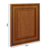J&K Mocha Glazed K10 Dummy Door Panel 15" W x 18" H