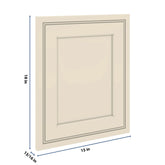 J&K Pearl Glazed H9 Dummy Door Panel 15" W x 18" H
