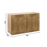 J&K Butterscotch B8 Double Door Wall Cabinet - 30" W x 18" H