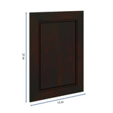 J&K Espresso K8 Dummy Door Panel 15" W x 21" H