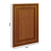 J&K Mocha Glazed K10 Dummy Door Panel 15" W x 21" H