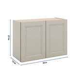 J&K Pebble B6 Double Door Wall Cabinet - 30" W x 21" H