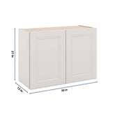J&K Pure B5 Double Door Wall Cabinet - 30" W x 21" H