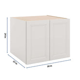 J&K Pure B5 Refrigerator Wall Cabinet - 30" W x 24" H x 27" D