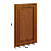 J&K Mocha Glazed K10 Dummy Door Panel 15" W x 24" H