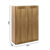 J&K Butterscotch B8 Double Door Wall Cabinet - 30" W x 42" H