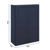 J&K Naval B7 Double Door Wall Cabinet - 30" W x 42" H