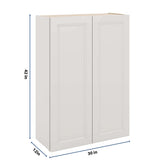 J&K Pure B5 Double Door Wall Cabinet - 30" W x 42" H