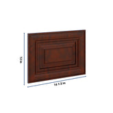 J&K Mahogany J5 Dummy Door Panel 16 1/2" W x 12" H
