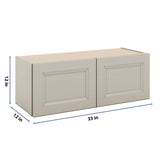 J&K Pebble B6 Double Door Wall Cabinet - 33" W x 12" H
