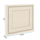 J&K Pearl Glazed H9 Dummy Door Panel 16 1/2" W x 15" H