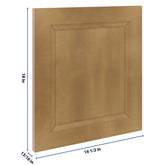 J&K Butterscotch B8 Dummy Door Panel 16 1/2" W x 18" H
