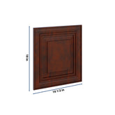 J&K Mahogany J5 Dummy Door Panel 16 1/2" W x 18" H