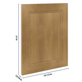 J&K Butterscotch B8 Dummy Door Panel 16 1/2" W x 21" H