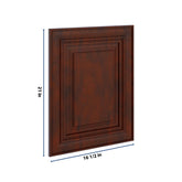 J&K Mahogany J5 Dummy Door Panel 16 1/2" W x 21" H