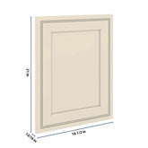 J&K Pearl Glazed H9 Dummy Door Panel 16 1/2" W x 21" H