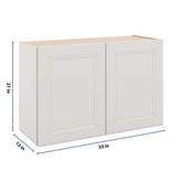 J&K Pure B5 Double Door Wall Cabinet - 33" W x 21" H