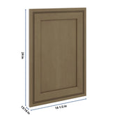 J&K Hazel H8 Dummy Door Panel 16 1/2" W x 24" H