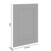 J&K Castle Grey S5 Dummy Door Panel 16 1/2" W x 24" H