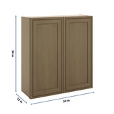 J&K Hazel H8 Double Door Wall Cabinet - 33" W x 36" H