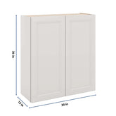 J&K Pure B5 Double Door Wall Cabinet - 33" W x 36" H