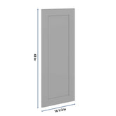 J&K Castle Grey S5 Dummy Door Panel 16 1/2" W x 42" H