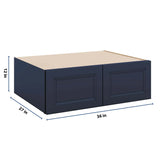 J&K Naval B7 Refrigerator Wall Cabinet - 36" W x 12" H x 27" D