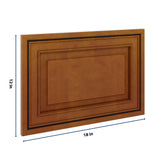 J&K Mocha Glazed K10 Dummy Door Panel 18" W x 12" H