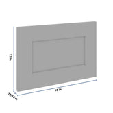 J&K Castle Grey S5 Dummy Door Panel 18" W x 12" H
