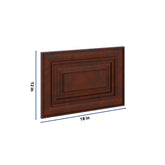 J&K Mahogany J5 Dummy Door Panel 18" W x 12" H