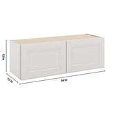 J&K Pure B5 Double Door Wall Cabinet - 36" W x 12" H