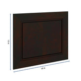 J&K Espresso K8 Dummy Door Panel 18" W x 15" H